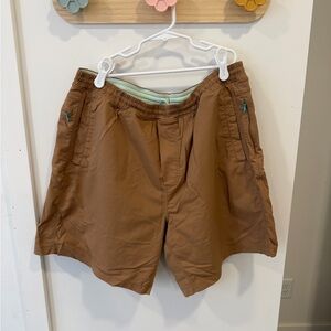 Men's Birddogs athletic lined Brown Shorts xxl